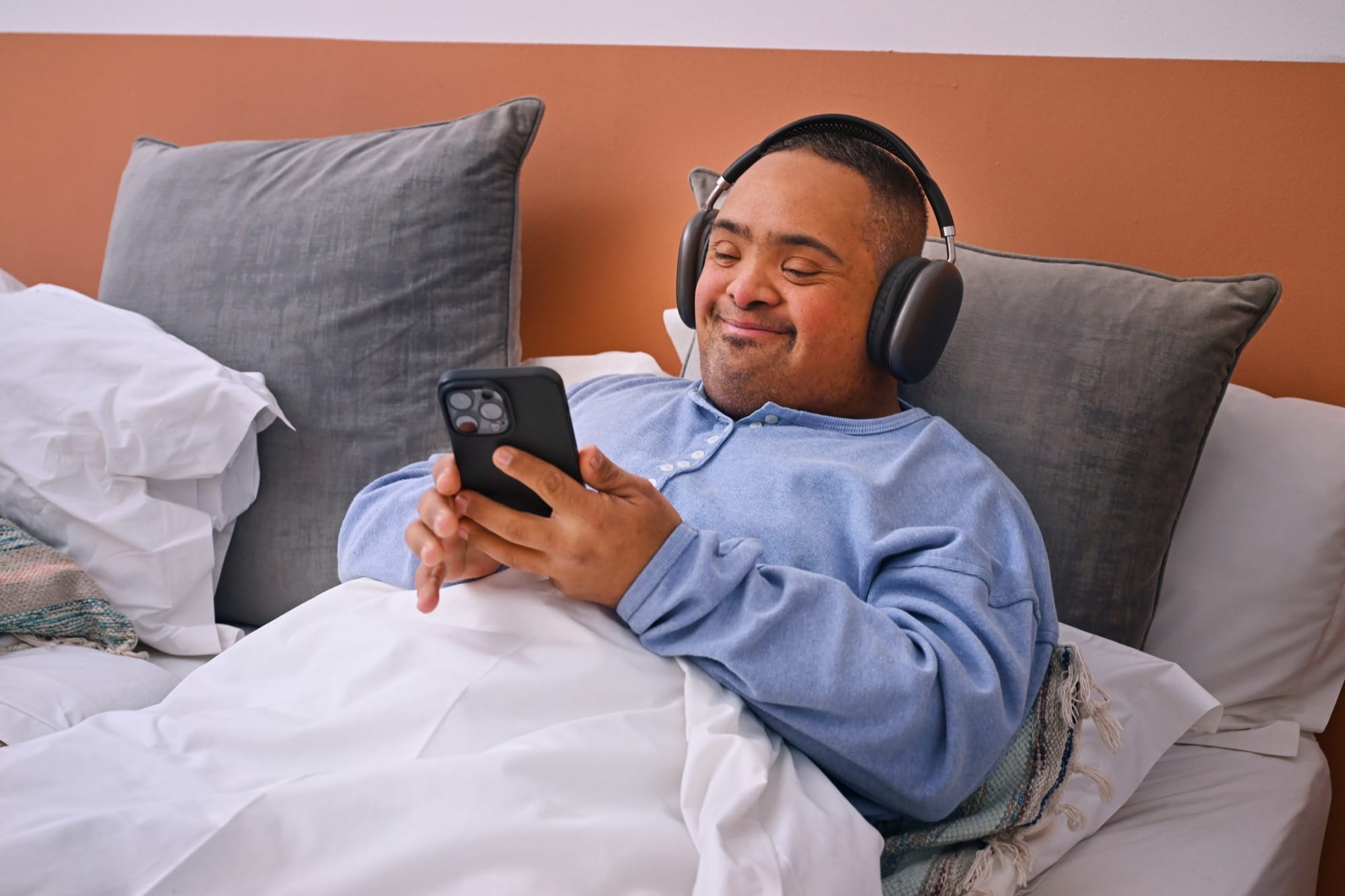 Listening to music at home